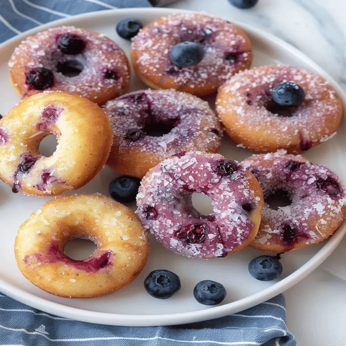 Baked Blueberry Doughnuts: Irresistibly Soft & Fruity Bliss
