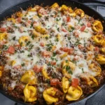 Cheesy Beef Enchilada Tortellini