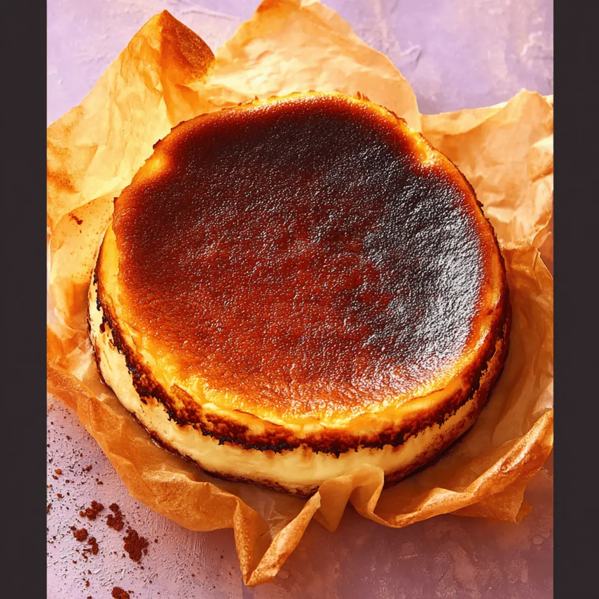 Creamy Burnt Basque Cheesecake: Indulgent Bliss at Home