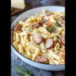 Creamy Cheesy Kielbasa Pasta