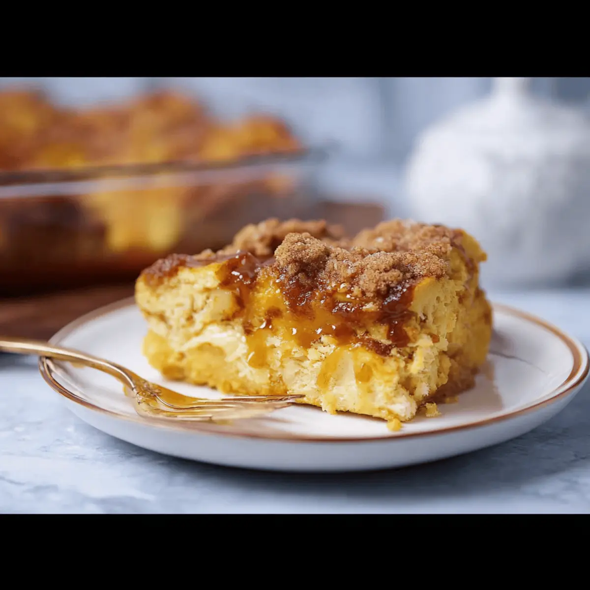 Easy Hawaiian Roll French Toast Casserole: A Sweet Morning Delight