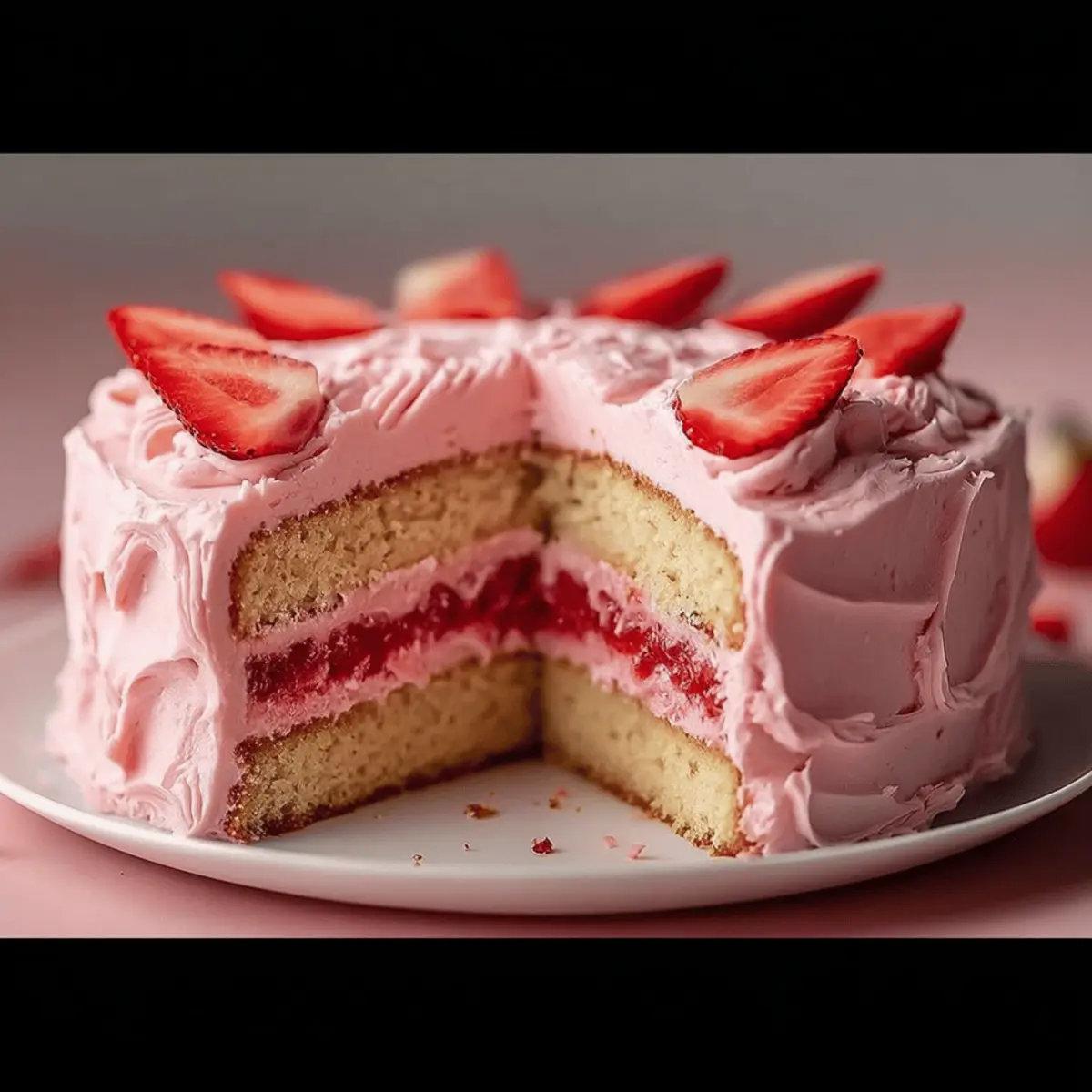 Strawberry Cake Bliss: Your Indulgent Homemade Delight
