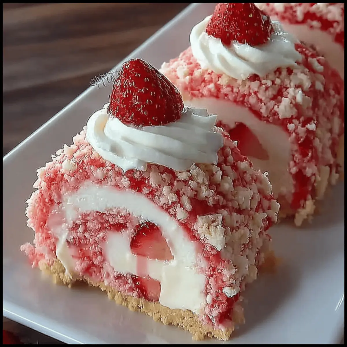 Sweet Strawberry Shortcake Cheesecake That’s Irresistibly Creamy