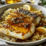 Baked Honey Marinated Cod