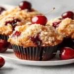 Cherry Cobbler Muffins