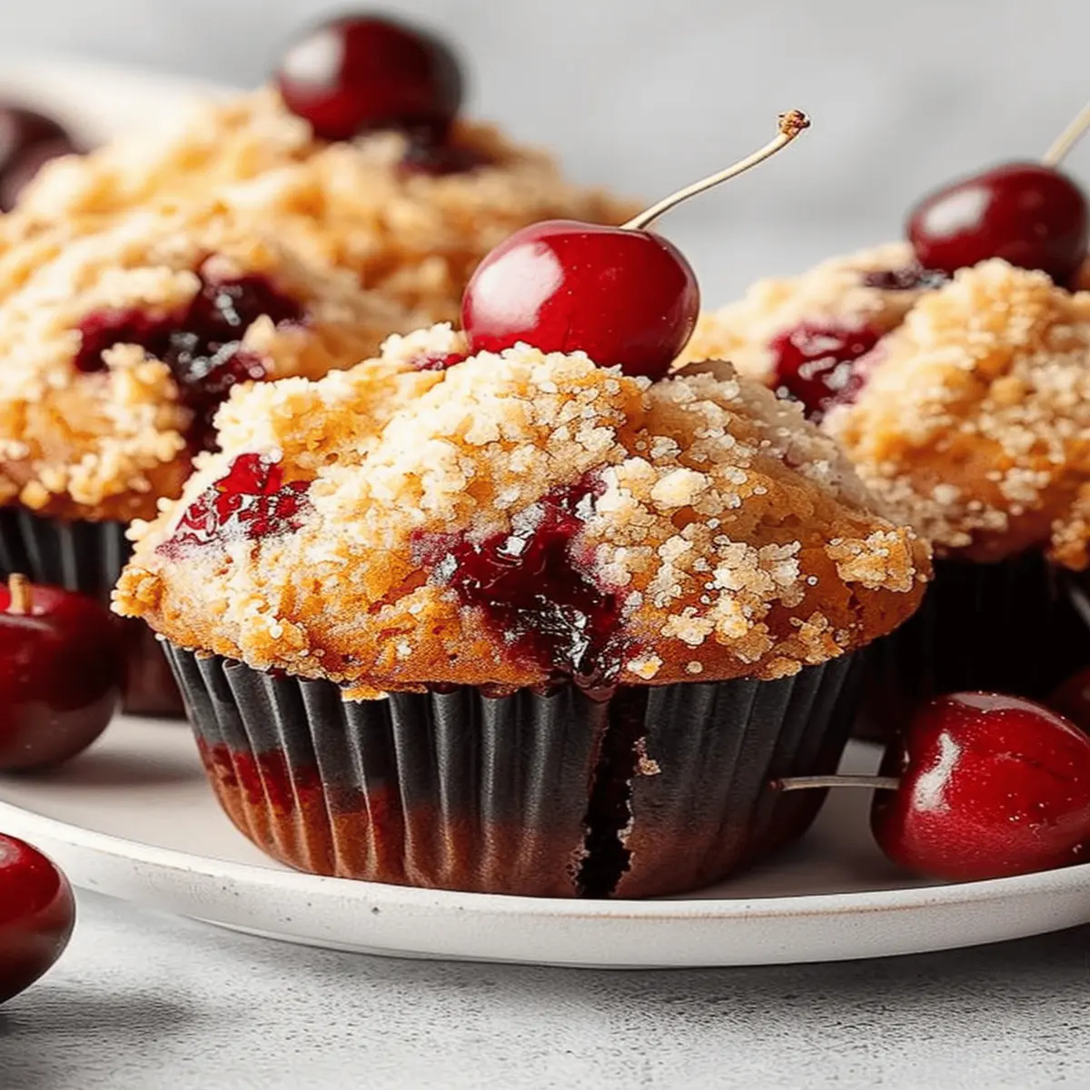 Cherry Cobbler Muffins: Indulgent Comfort in Every Bite