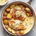 Chicken and Potatoes with Dijon Cream Sauce