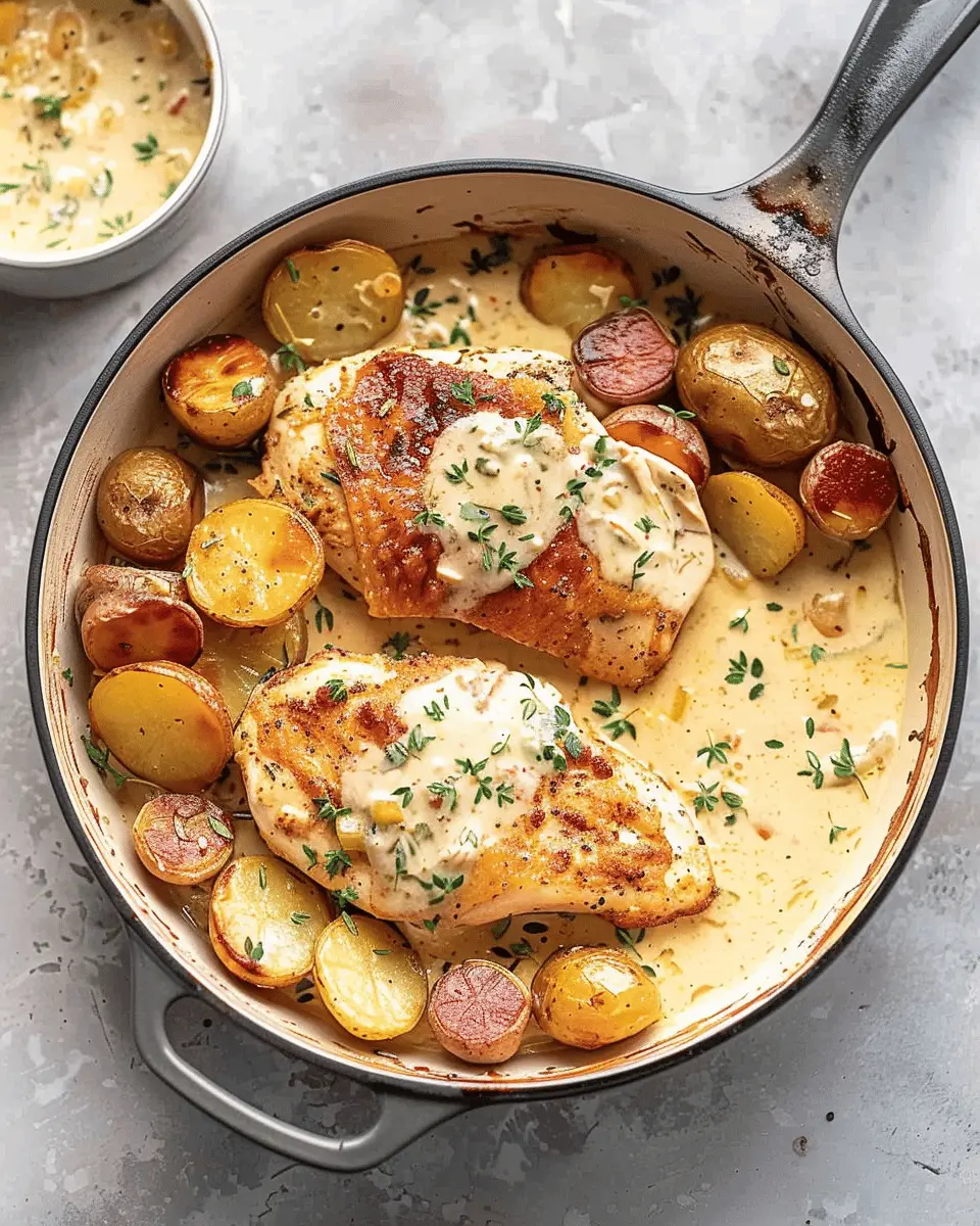 Chicken and Potatoes with Dijon Cream Sauce: A Joyful Meal at Home
