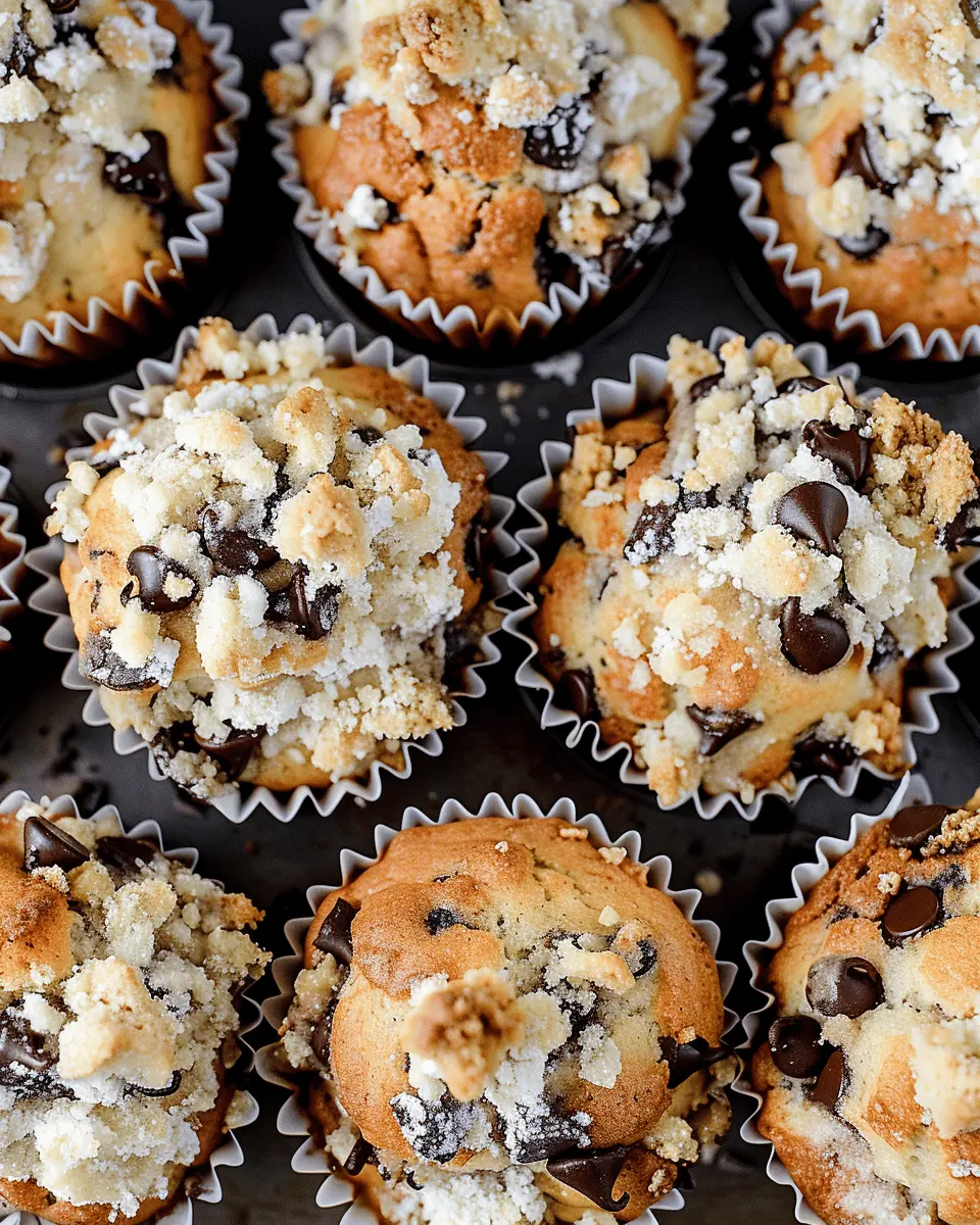 Chocolate Chip Crumble Muffins: Easy Homemade Indulgence