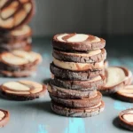 Chocolate Vanilla Swirl Icebox Cookies