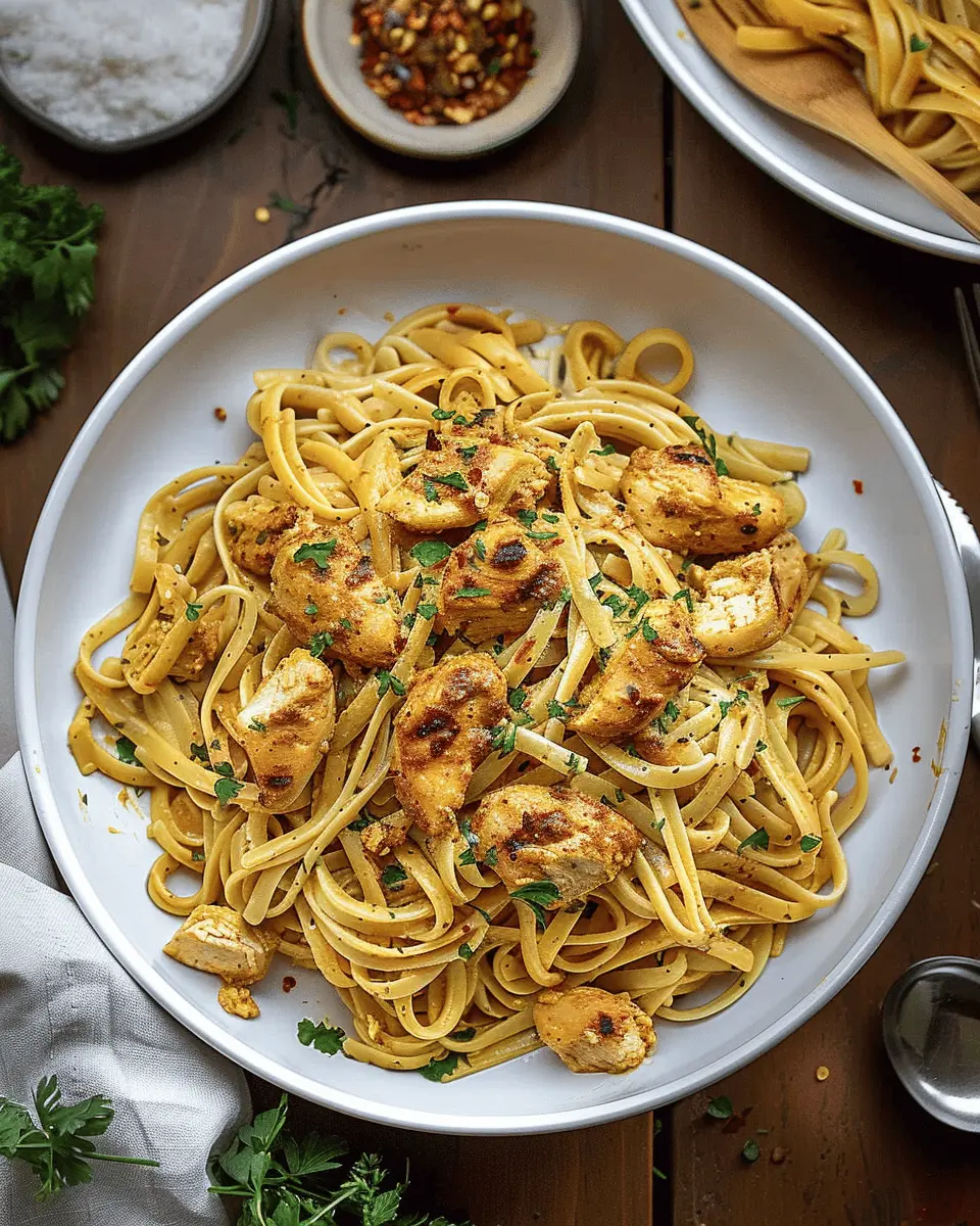 Cowboy Butter Chicken Linguine: Irresistibly Creamy Delight