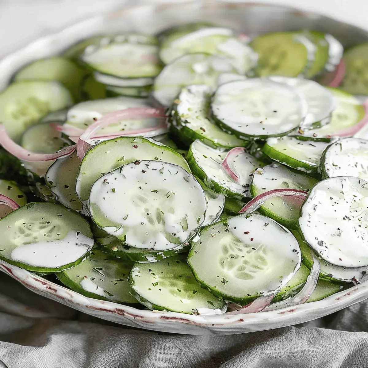 Creamy Cucumber Salad: The Best Refreshing Summer Delight