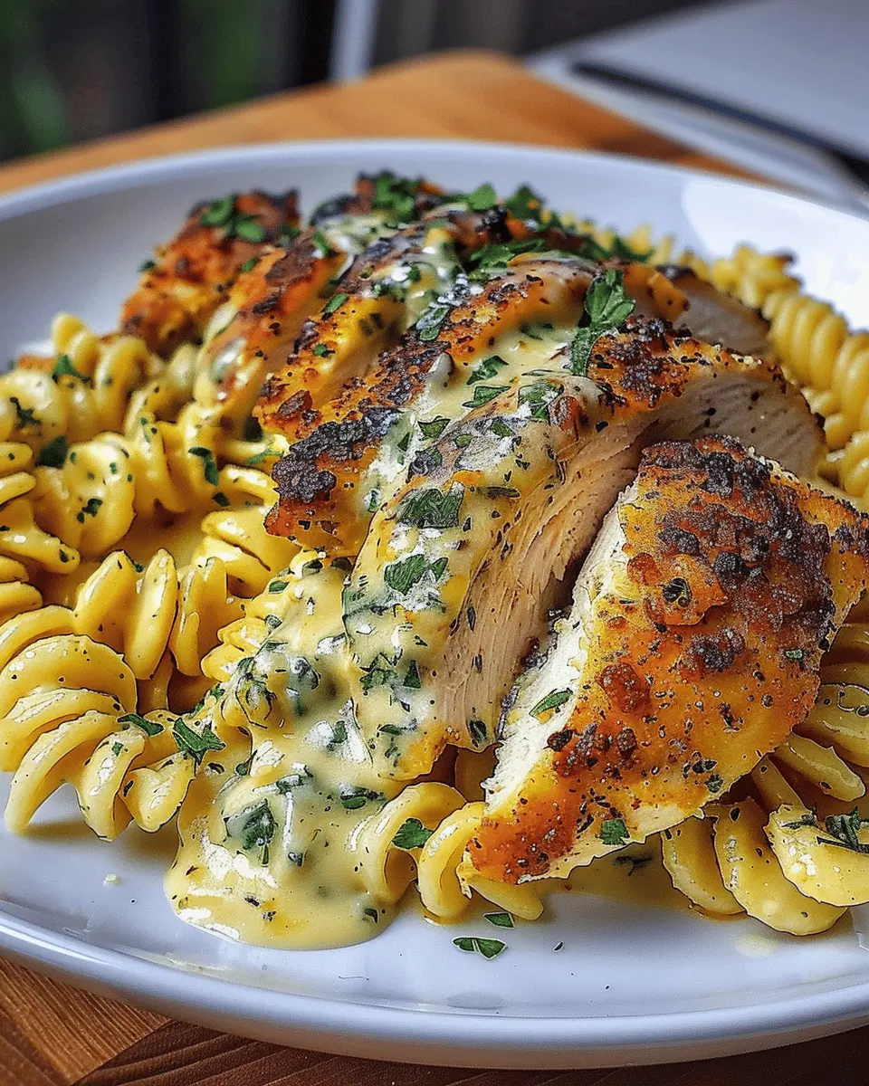 Creamy Garlic Parmesan Chicken with Turkey Bacon: A Comforting Delight