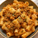 Creamy Rigatoni with Boursin Cheese