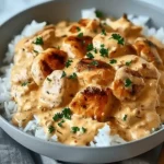 Creamy Smothered Chicken and Rice