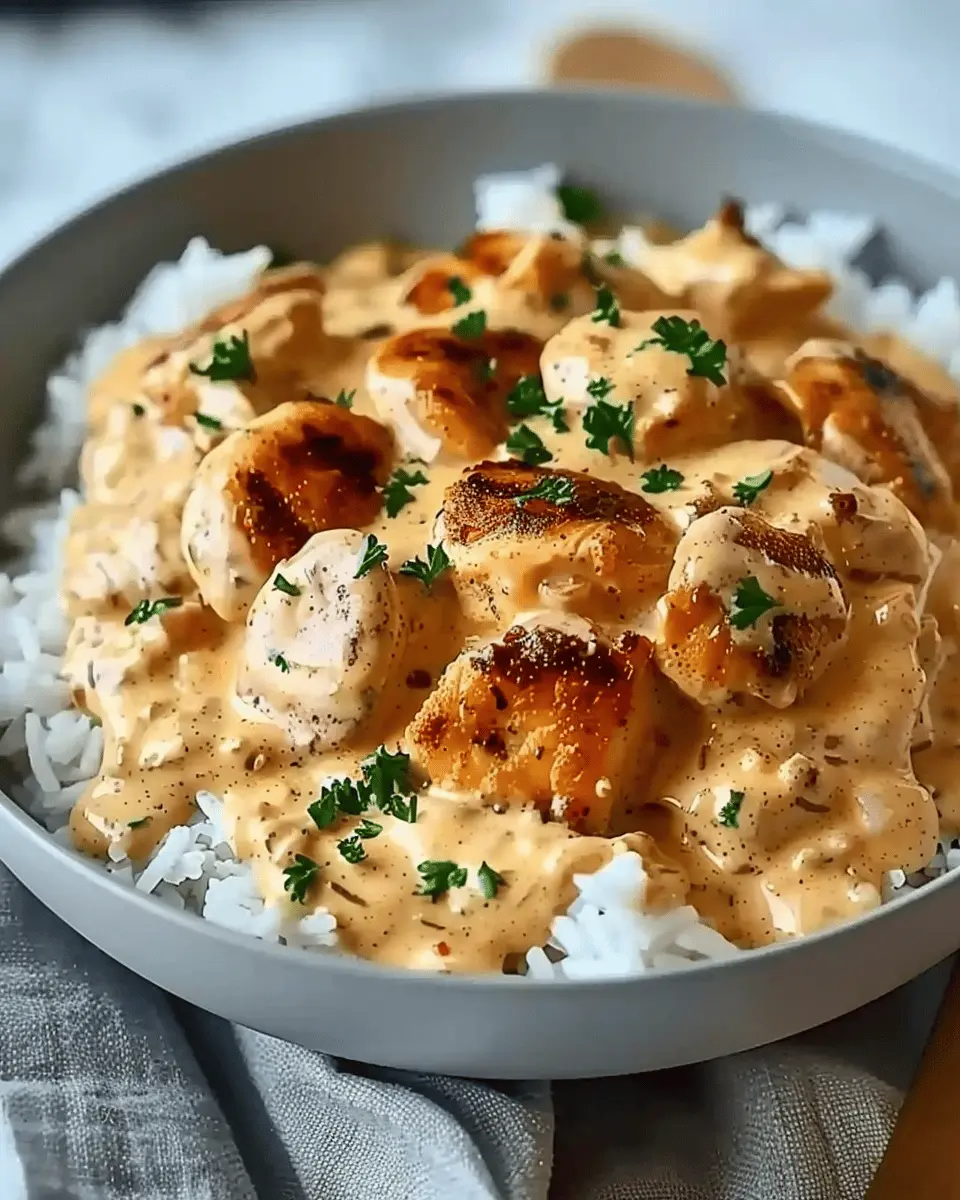 Creamy Smothered Chicken and Rice: A Cozy Dinner Delight