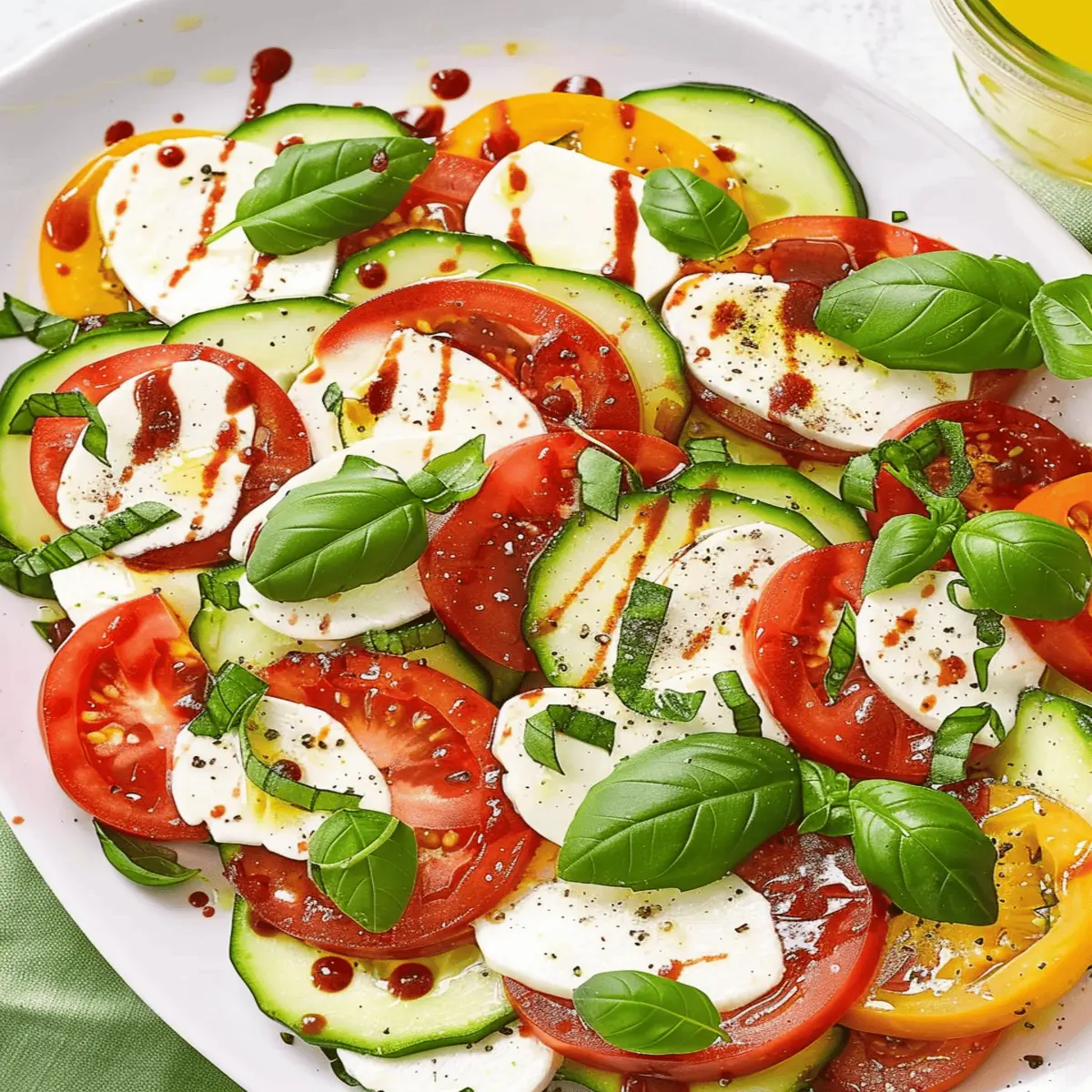 Cucumber Caprese Salad: The Best Refreshing Twist Ever