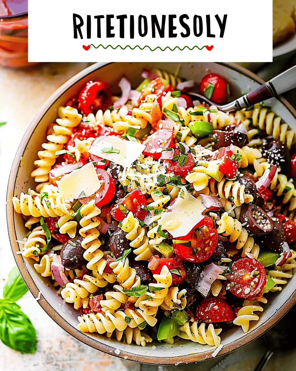 Italian Dressing Pasta Salad