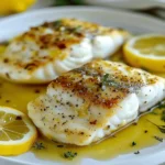 Lemon Butter Baked Cod