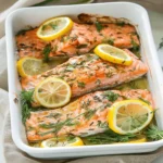 Lemon Dill Baked Salmon
