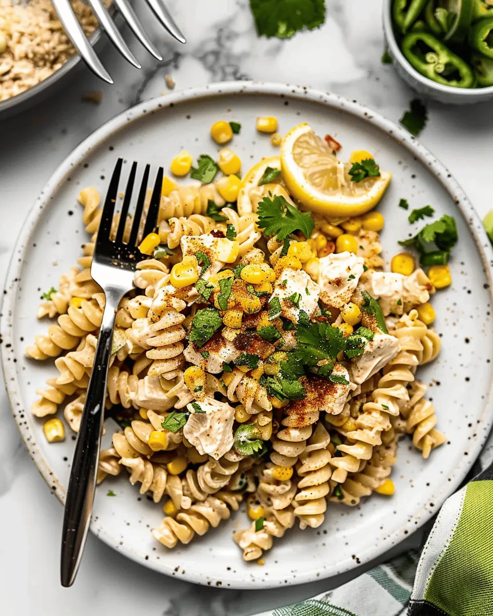 Mexican Street Corn Pasta Salad
