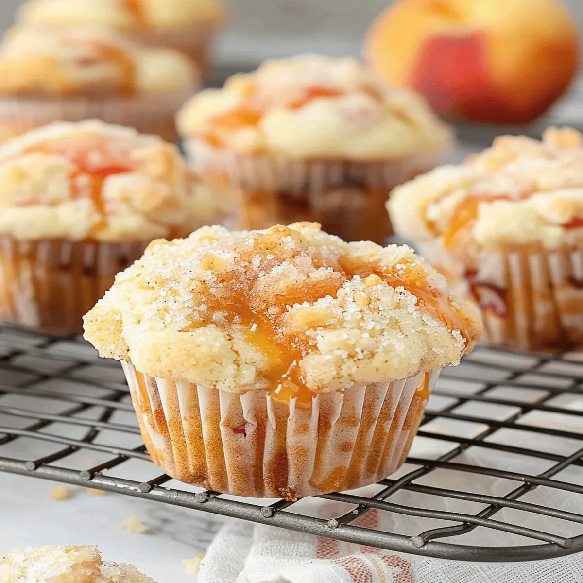 Peach Cobbler Muffins That’ll Make You Forget Fast Food