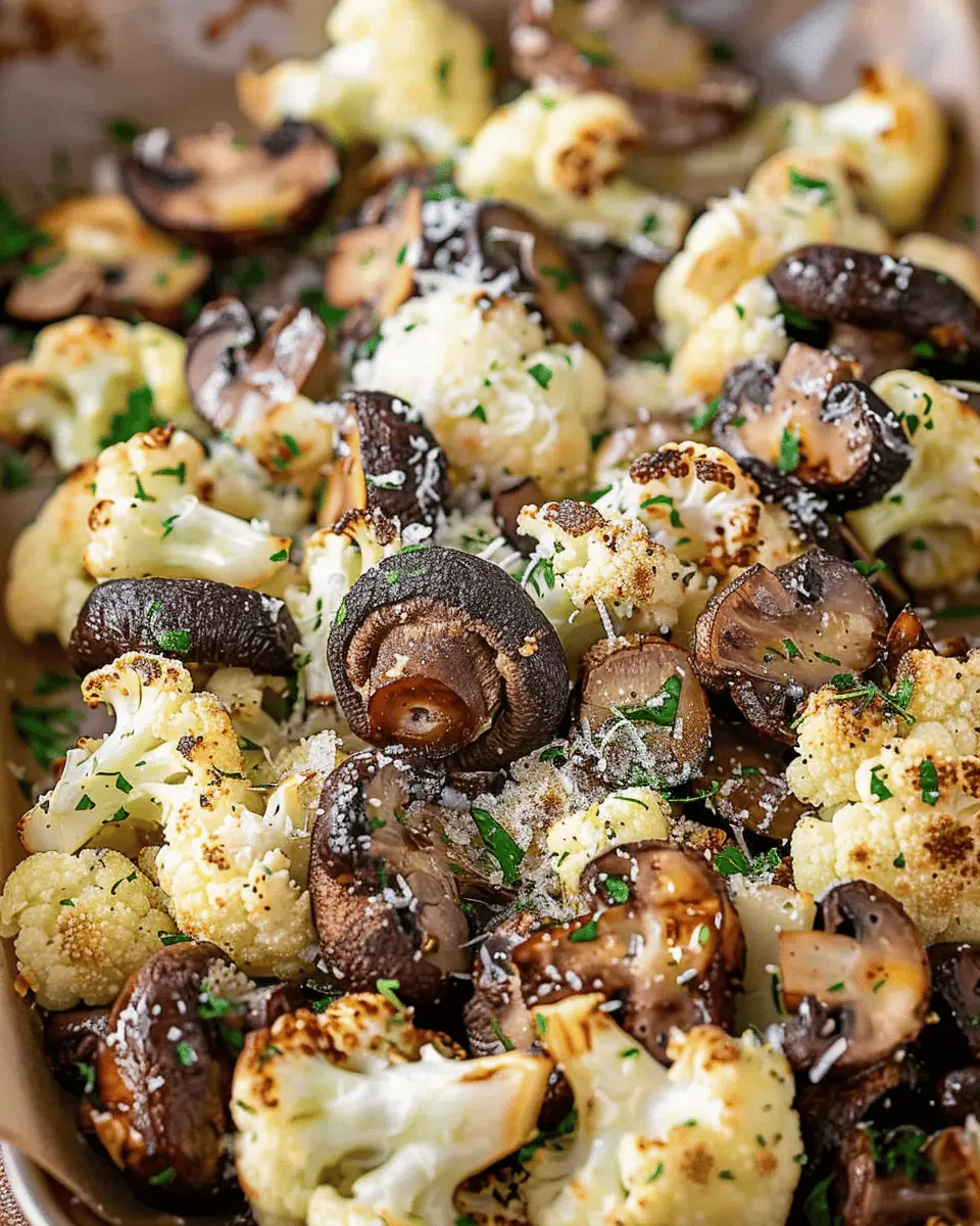 Roasted Cauliflower and Mushrooms: A Deliciously Easy Side Dish