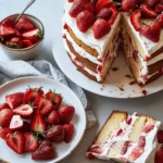 Strawberry and Cream Layer Cake