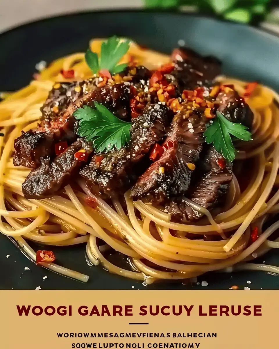 Sweet and Spicy Garlic Steak Pasta: A Deliciously Bold Twist