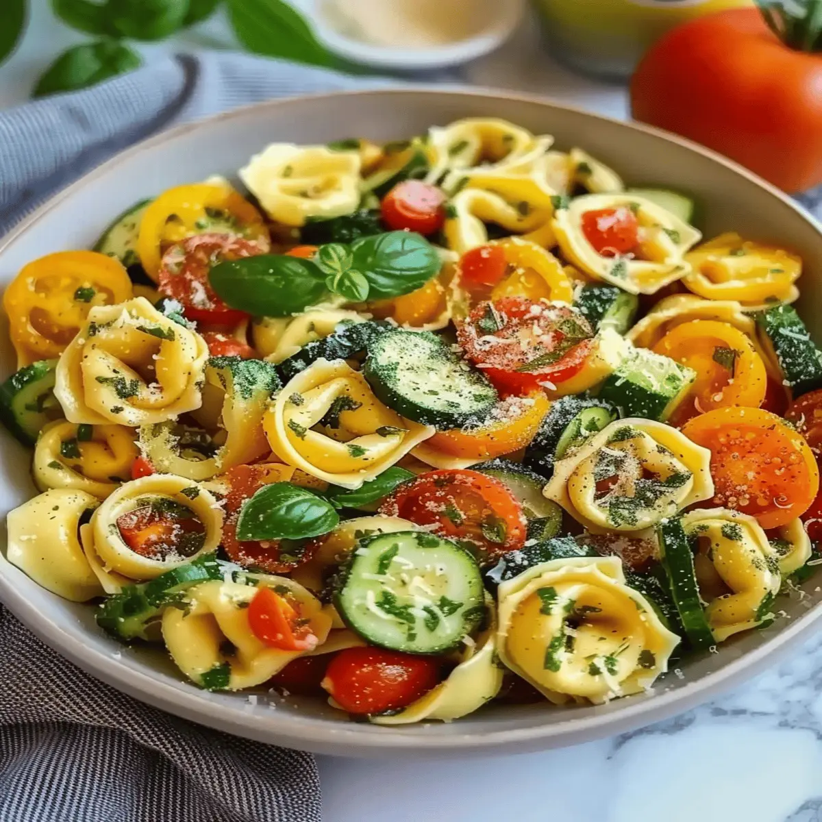 Tortellini with Summer Veggies: The Best Fresh Flavor Combo