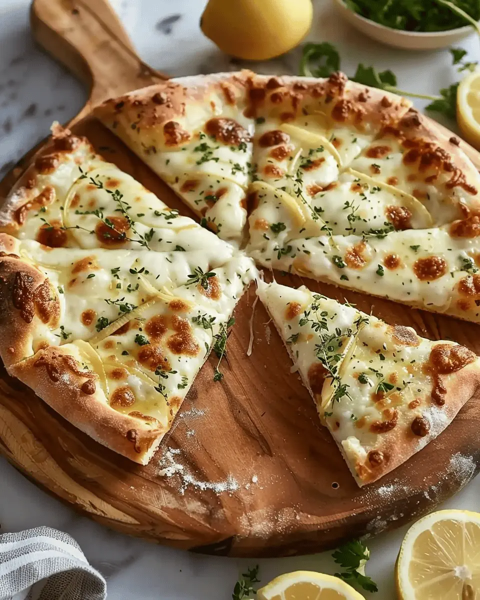 White Pizza Recipe: Indulgent Creamy Goodness at Home