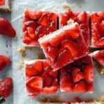No-Bake Strawberry Cheesecake Bars