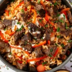 Steak Queso Rice