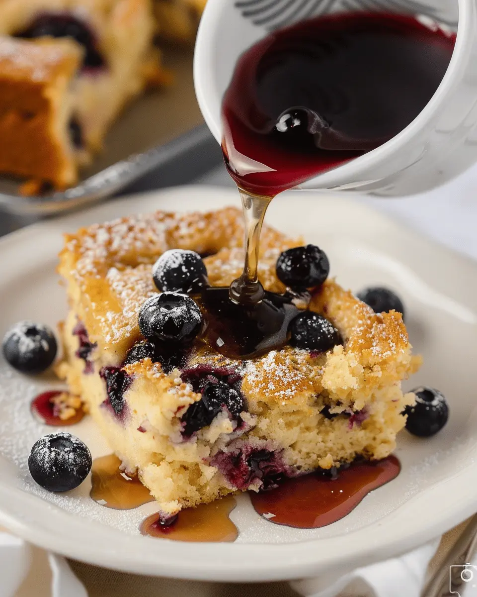 Blueberry Buttermilk Pancake Casserole: Indulgent Morning Delight