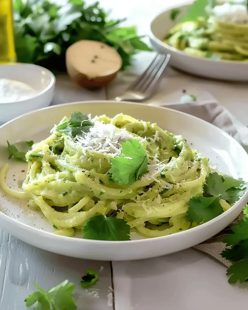 Espagueti Verde: Best Creamy Pasta with Turkey Bacon Delight