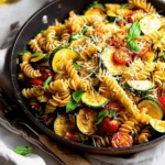 Pasta with Zucchini and Tomatoes