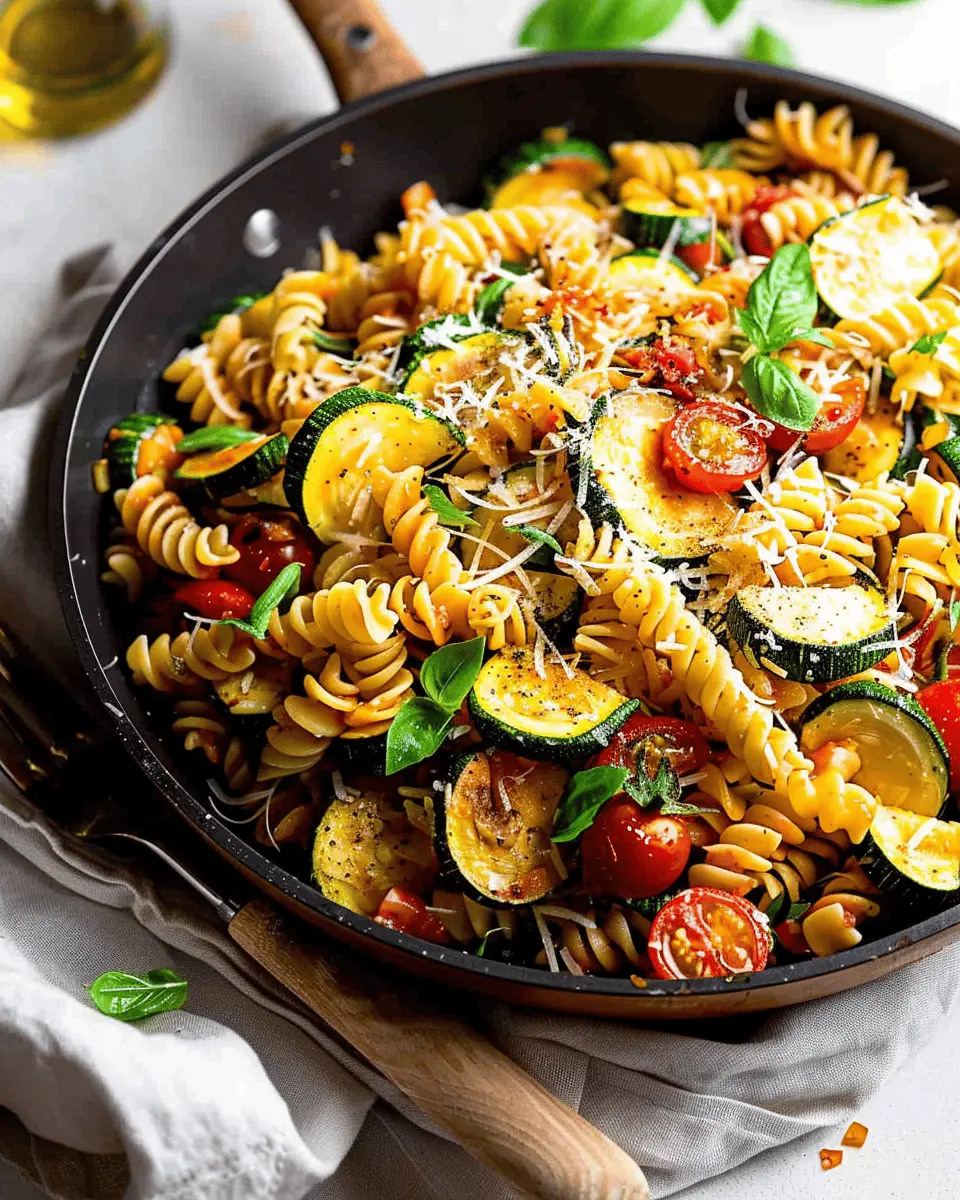 Pasta with Zucchini and Tomatoes: Easy, Flavorful Family Delight