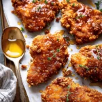 Baked Crunchy Hot Honey Chicken