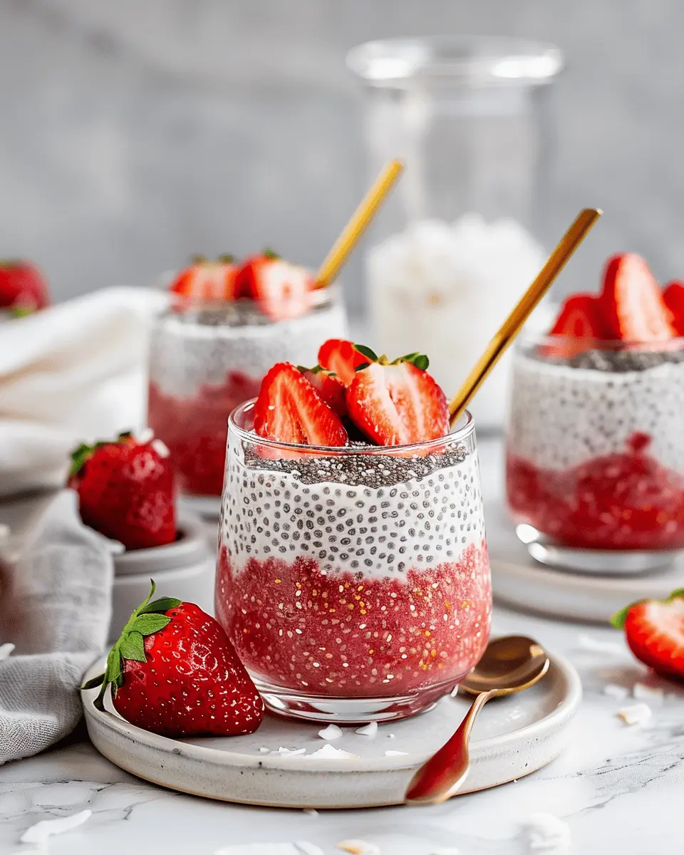 Strawberry Coconut Chia Pudding: Easy, Guilt-Free Delight