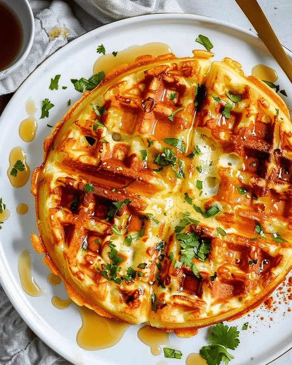 Cheese and Egg Waffles: The Best Easy Recipe for Breakfast Bliss