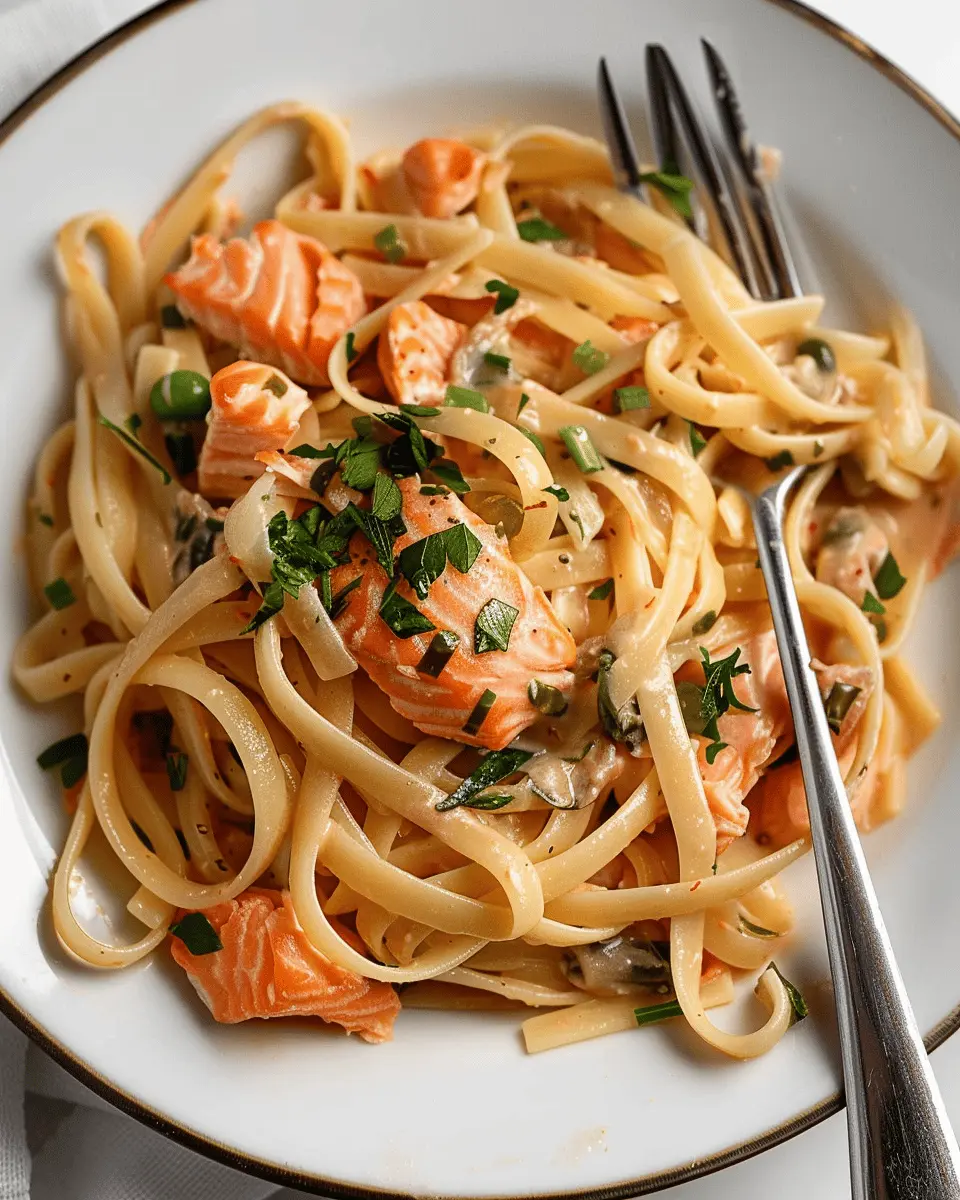 salmon pasta recipe