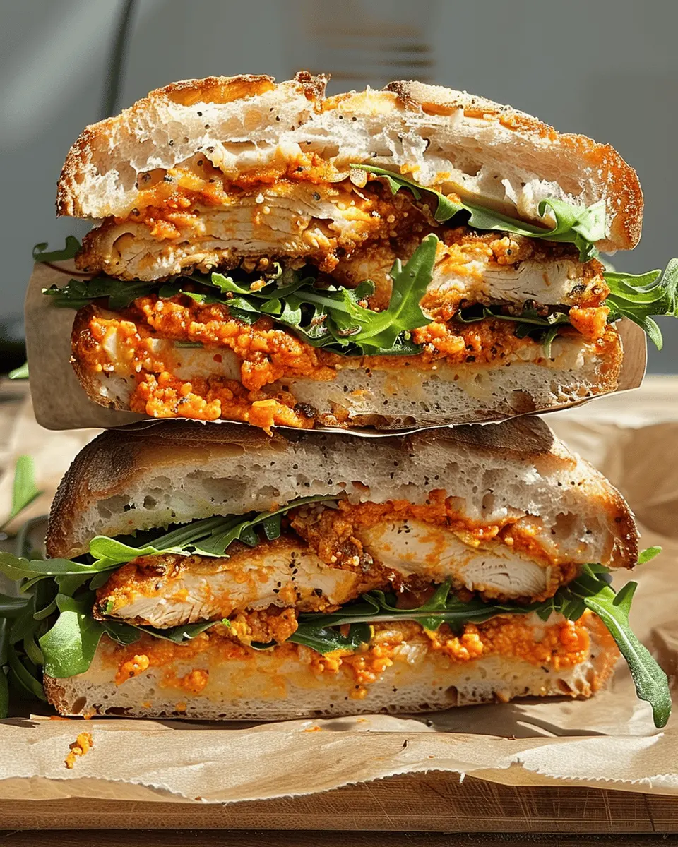 Crunchy Chicken Romesco Sandwich: The Best Easy Homemade Delight
