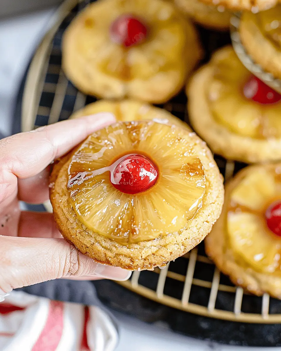 Easy Pineapple Upside Down Sugar Cookies for a Sweet Treat