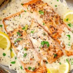 Baked Boursin Salmon