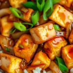 Tofu and Onion Stir Fry