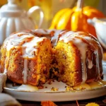 Autumn Pumpkin Honey Bun Cake