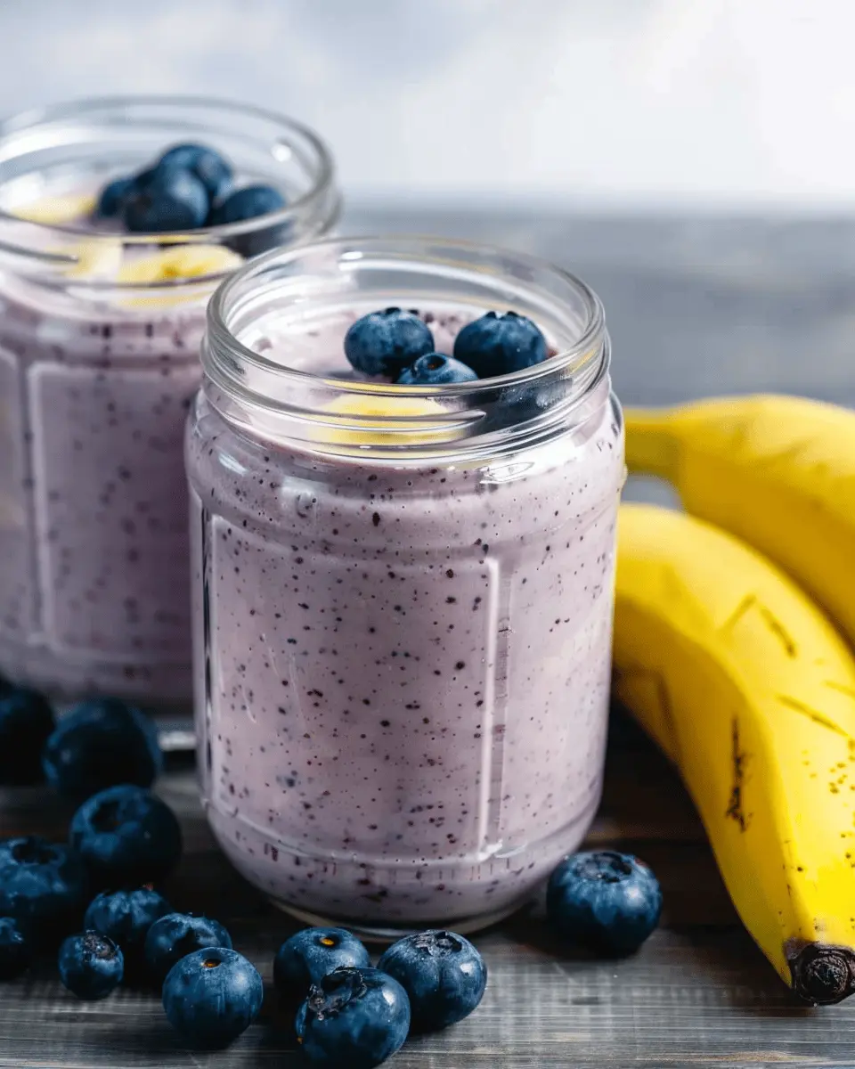 Blueberry Banana Smoothie: Easy, Creamy Delight for Breakfast