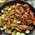 Garlic Butter Chicken with Zucchini