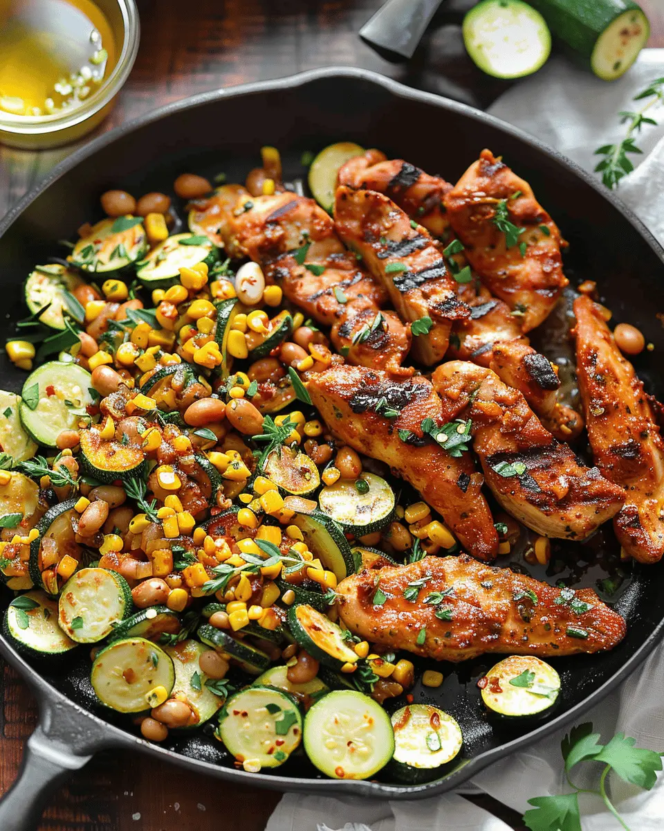 Garlic Butter Chicken with Zucchini: An Easy, Flavorful Dinner