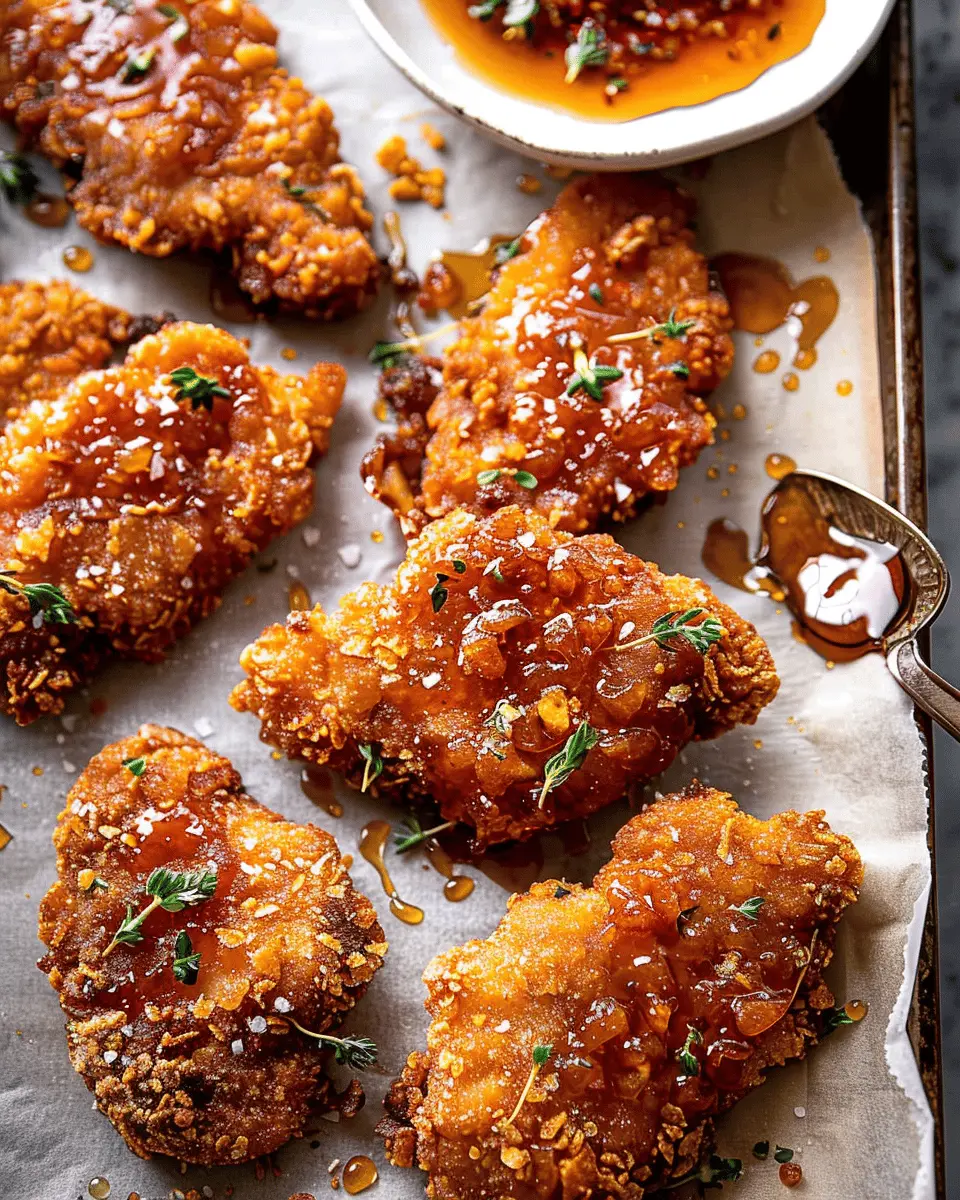 Baked Crunchy Hot Honey Chicken: The Best Comfort Food Delight
